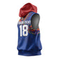 Haiti Heritage Football 2026 Custom Sleeveless Hoodie Hispaniolan Trogon Bird