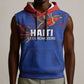 Haiti Heritage Football 2026 Custom Sleeveless Hoodie Hispaniolan Trogon Bird