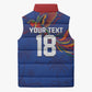 Haiti Heritage Football 2026 Custom Sleeveless Puffer Jacket Hispaniolan Trogon Bird