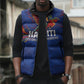 Haiti Heritage Football 2026 Custom Sleeveless Puffer Jacket Hispaniolan Trogon Bird