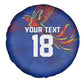 Haiti Heritage Football 2026 Custom Spare Tire Cover Hispaniolan Trogon Bird