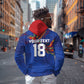 Haiti Heritage Football 2026 Custom Zip Hoodie Hispaniolan Trogon Bird