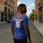 Haiti Heritage Football 2026 Custom Zipper Polo Shirt Hispaniolan Trogon Bird