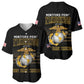Honoring First Black Marines Baseball Jersey The Montford Point Heroes LT18