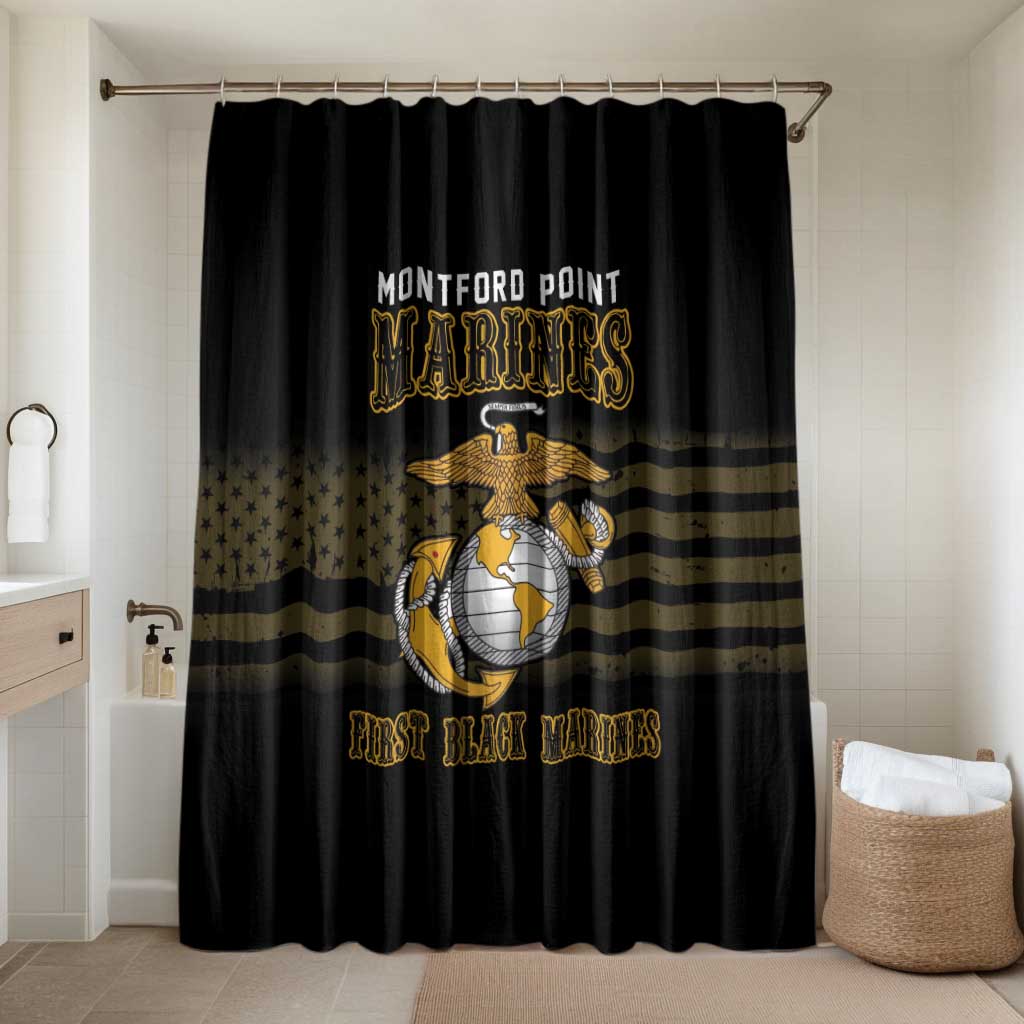 Honoring First Black Marines Bathroom Set The Montford Point Heroes