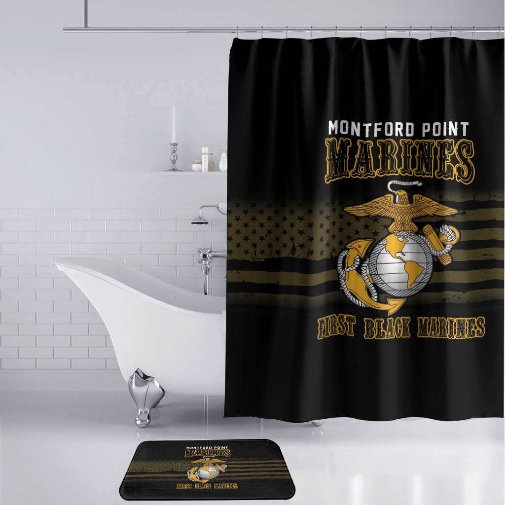 Honoring First Black Marines Bathroom Set The Montford Point Heroes