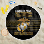 Honoring First Black Marines Beach Blanket The Montford Point Heroes - African Pride