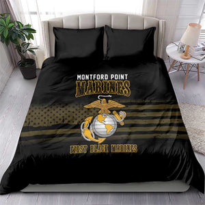 Honoring First Black Marines Bedding Set The Montford Point Heroes - African Pride