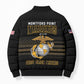 Honoring First Black Marines Bomber Puffer Jacket The Montford Point Heroes