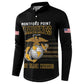 Honoring First Black Marines Button Sweatshirt The Montford Point Heroes