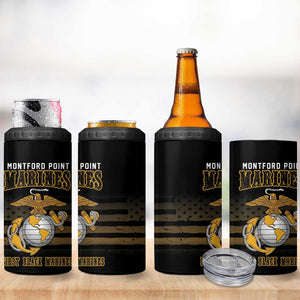 Honoring First Black Marines 4 in 1 Can Cooler Tumbler The Montford Point Heroes - African Pride