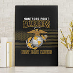 Honoring First Black Marines Canvas Wall Art The Montford Point Heroes - African Pride