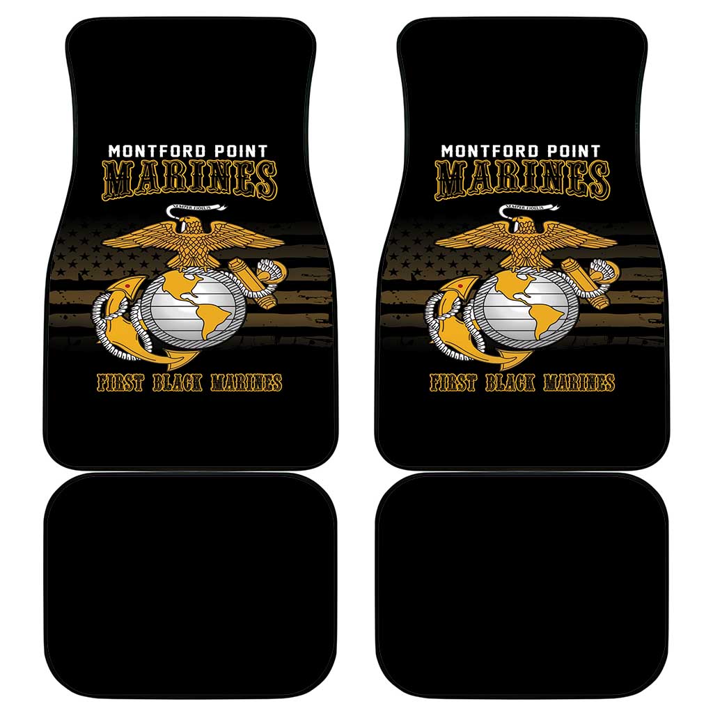Honoring First Black Marines Car Mats The Montford Point Heroes - African Pride