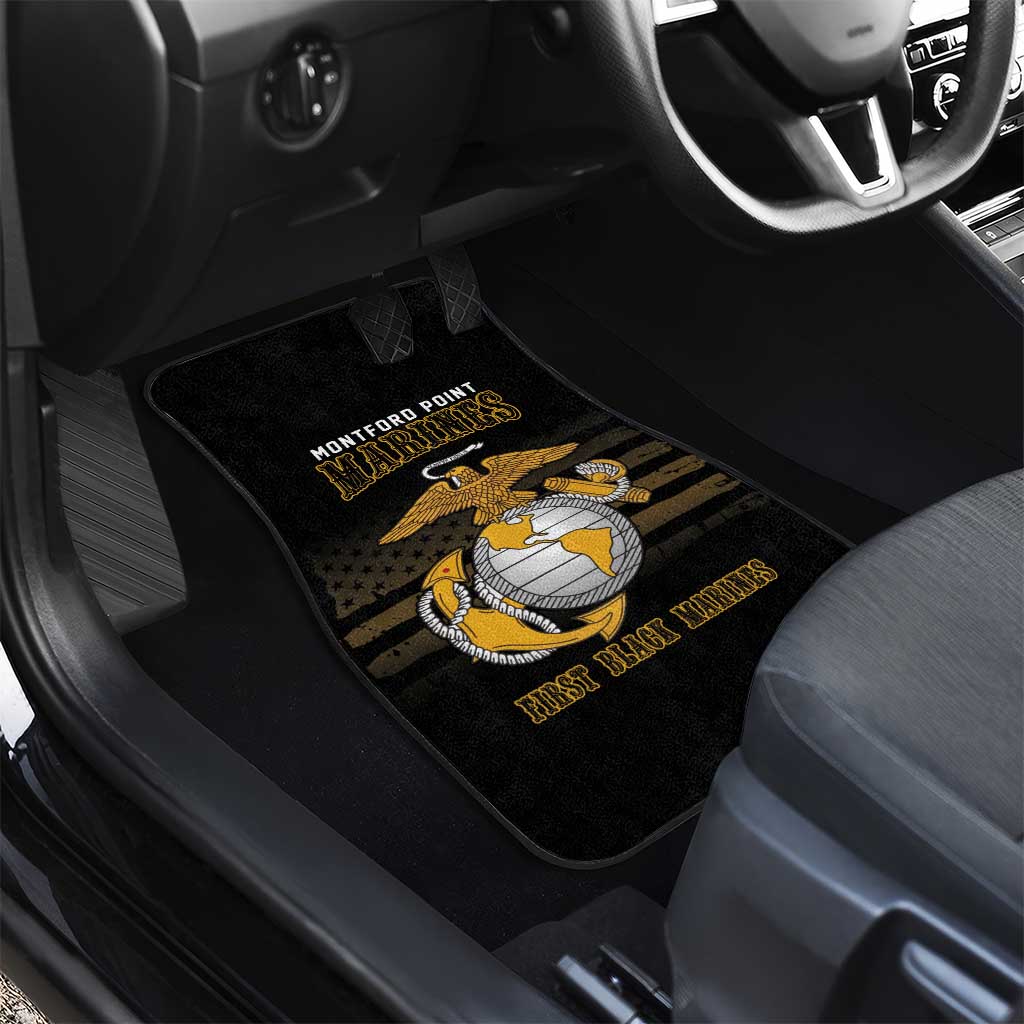 Honoring First Black Marines Car Mats The Montford Point Heroes - African Pride