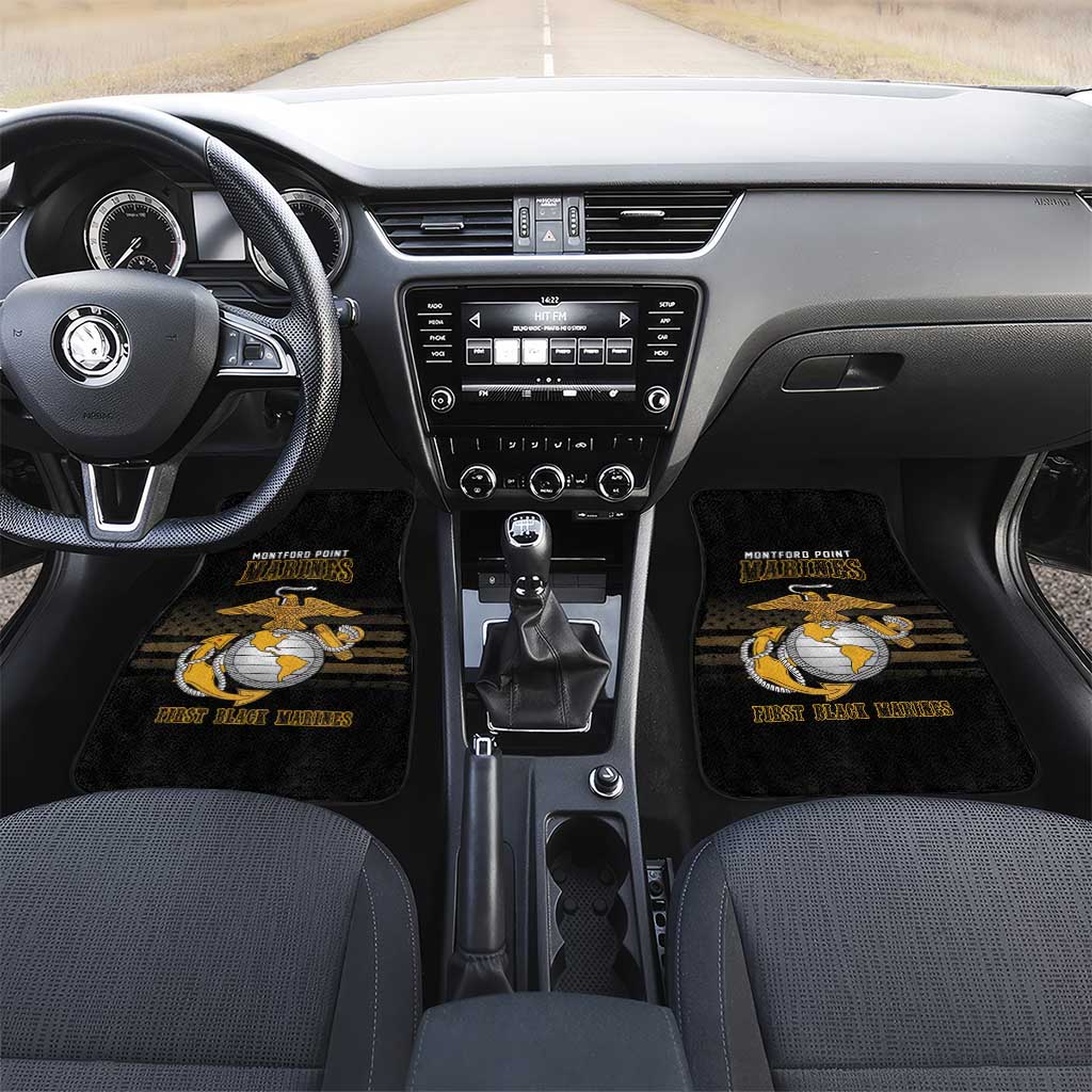 Honoring First Black Marines Car Mats The Montford Point Heroes - African Pride