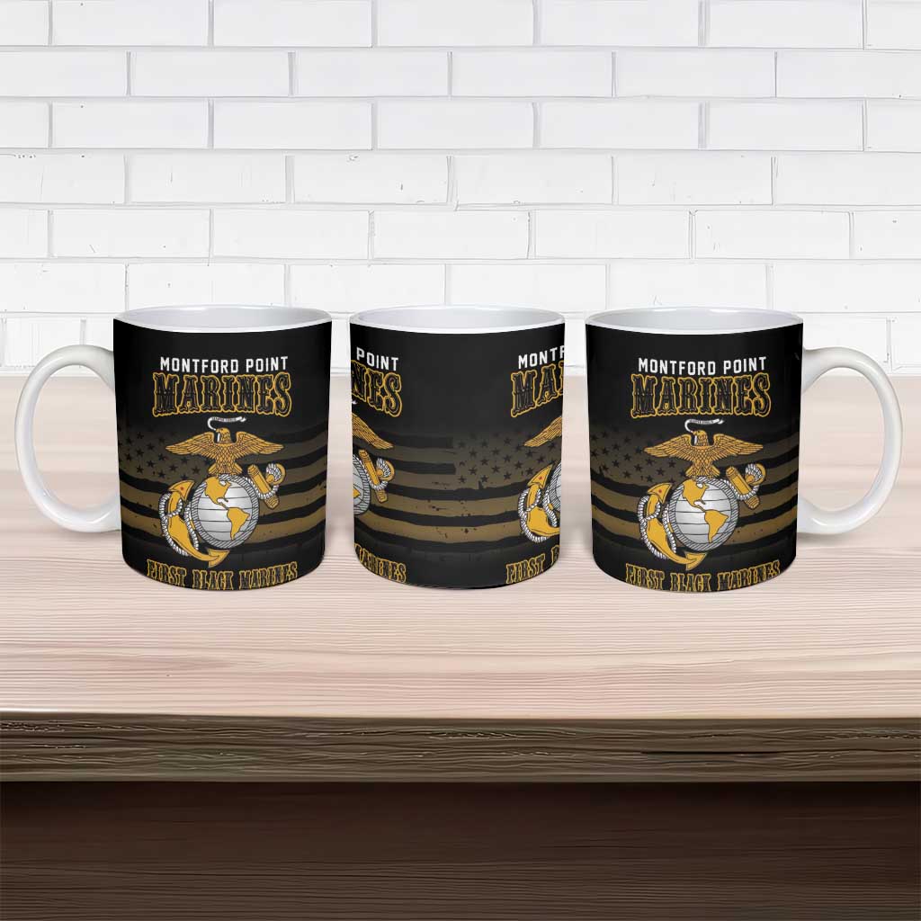 Honoring First Black Marines Ceramic Mug The Montford Point Heroes