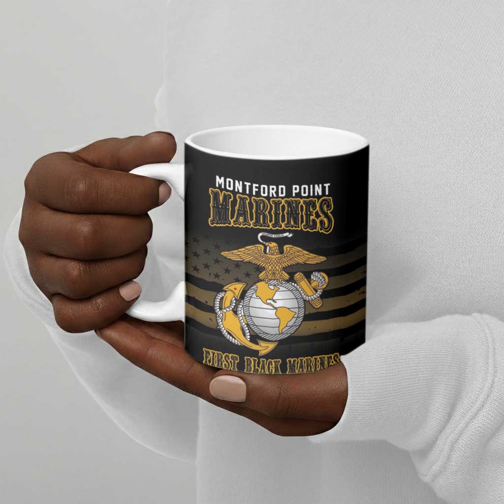 Honoring First Black Marines Ceramic Mug The Montford Point Heroes