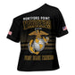 Honoring First Black Marines Cross Shoulder Shirt The Montford Point Heroes