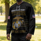 Honoring First Black Marines Hockey Jersey The Montford Point Heroes