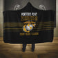Honoring First Black Marines Hooded Blanket The Montford Point Heroes - African Pride