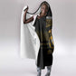 Honoring First Black Marines Hooded Blanket The Montford Point Heroes - African Pride