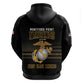 Honoring First Black Marines Hoodie The Montford Point Heroes - African Pride