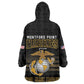Honoring First Black Marines Kid Wearable Blanket Hoodie The Montford Point Heroes - African Pride