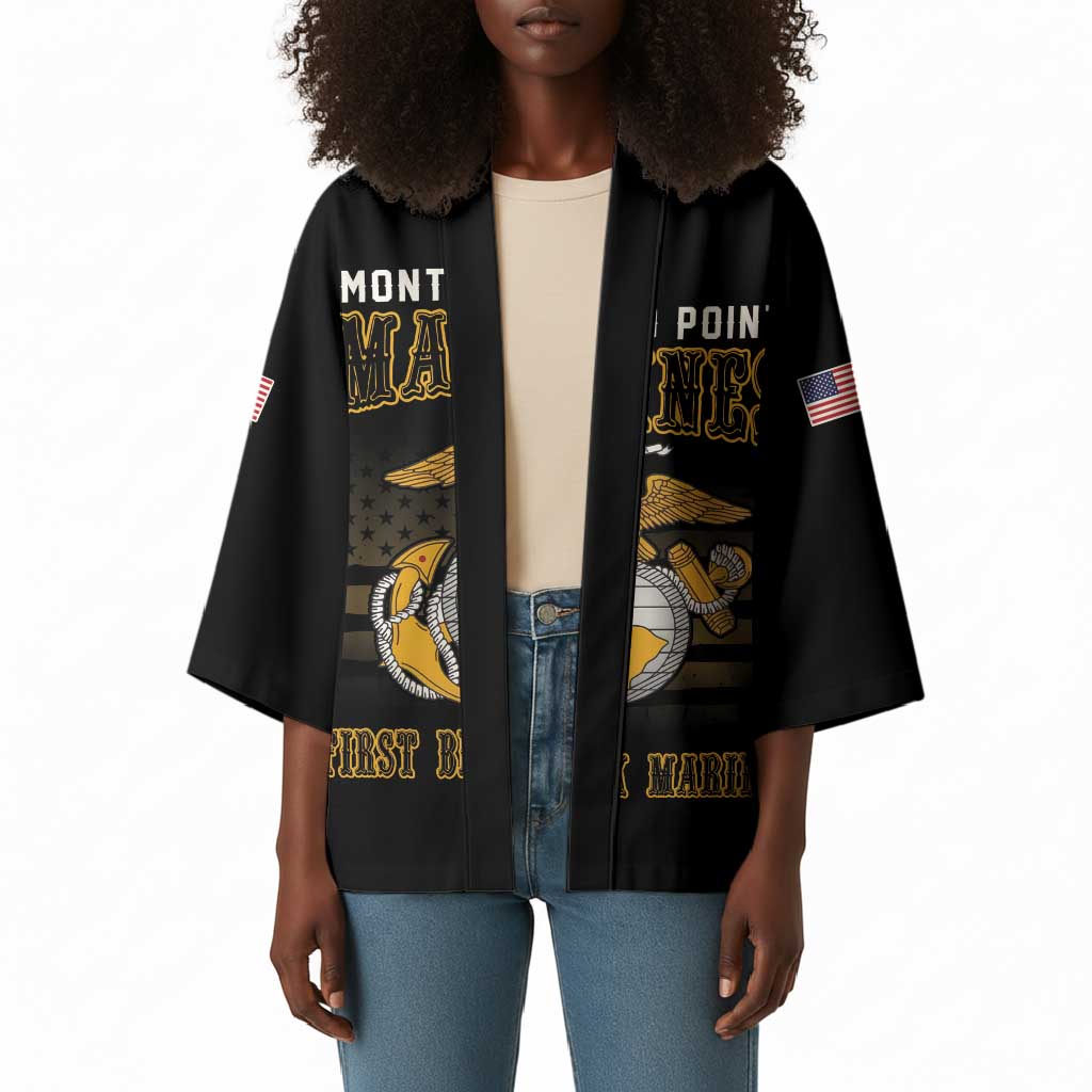Honoring First Black Marines Kimono The Montford Point Heroes