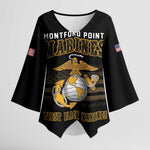 Honoring First Black Marines Kimono Sleeve Blouse The Montford Point Heroes