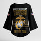 Honoring First Black Marines Kimono Sleeve Blouse The Montford Point Heroes
