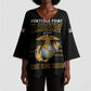 Honoring First Black Marines Kimono Sleeve Blouse The Montford Point Heroes