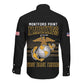 Honoring First Black Marines Long Sleeve Button Shirt The Montford Point Heroes - African Pride