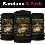 Honoring First Black Marines Neck Gaiter The Montford Point Heroes - African Pride