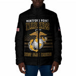 Honoring First Black Marines Padded Jacket The Montford Point Heroes
