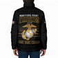 Honoring First Black Marines Padded Jacket The Montford Point Heroes