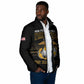 Honoring First Black Marines Padded Jacket The Montford Point Heroes