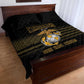 Honoring First Black Marines Quilt Bed Set The Montford Point Heroes - African Pride