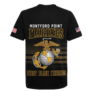 Honoring First Black Marines Rugby Jersey The Montford Point Heroes - African Pride