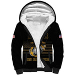 Honoring First Black Marines Sherpa Hoodie The Montford Point Heroes - African Pride