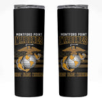 Honoring First Black Marines Skinny Tumbler The Montford Point Heroes - African Pride