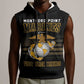 Honoring First Black Marines Sleeveless Hoodie The Montford Point Heroes - African Pride