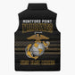 Honoring First Black Marines Sleeveless Puffer Jacket The Montford Point Heroes