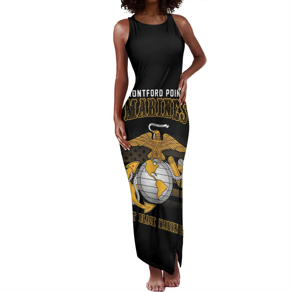 Honoring First Black Marines Tank Maxi Dress The Montford Point Heroes - African Pride