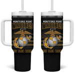Honoring First Black Marines Tumbler With Handle The Montford Point Heroes - African Pride