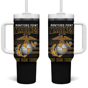 Honoring First Black Marines Tumbler With Handle The Montford Point Heroes - African Pride