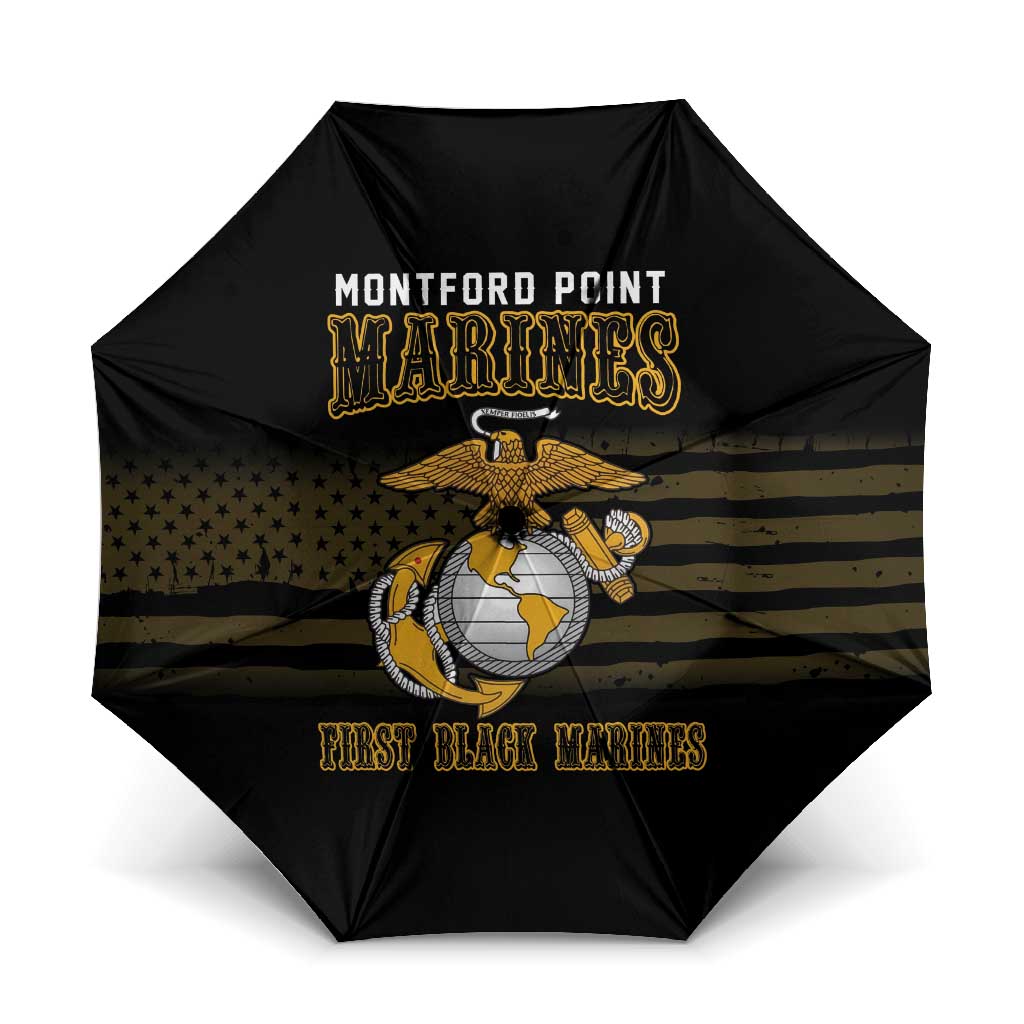 Honoring First Black Marines Umbrella The Montford Point Heroes