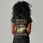 Honoring First Black Marines Women V-Neck T-Shirt The Montford Point Heroes - African Pride