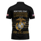 Honoring First Black Marines Zipper Polo Shirt The Montford Point Heroes