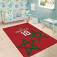Custom Morocco Heritage Football Area Rug Road To Champion
