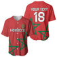 Custom Morocco Heritage Football Baseball Jersey Road To Champion